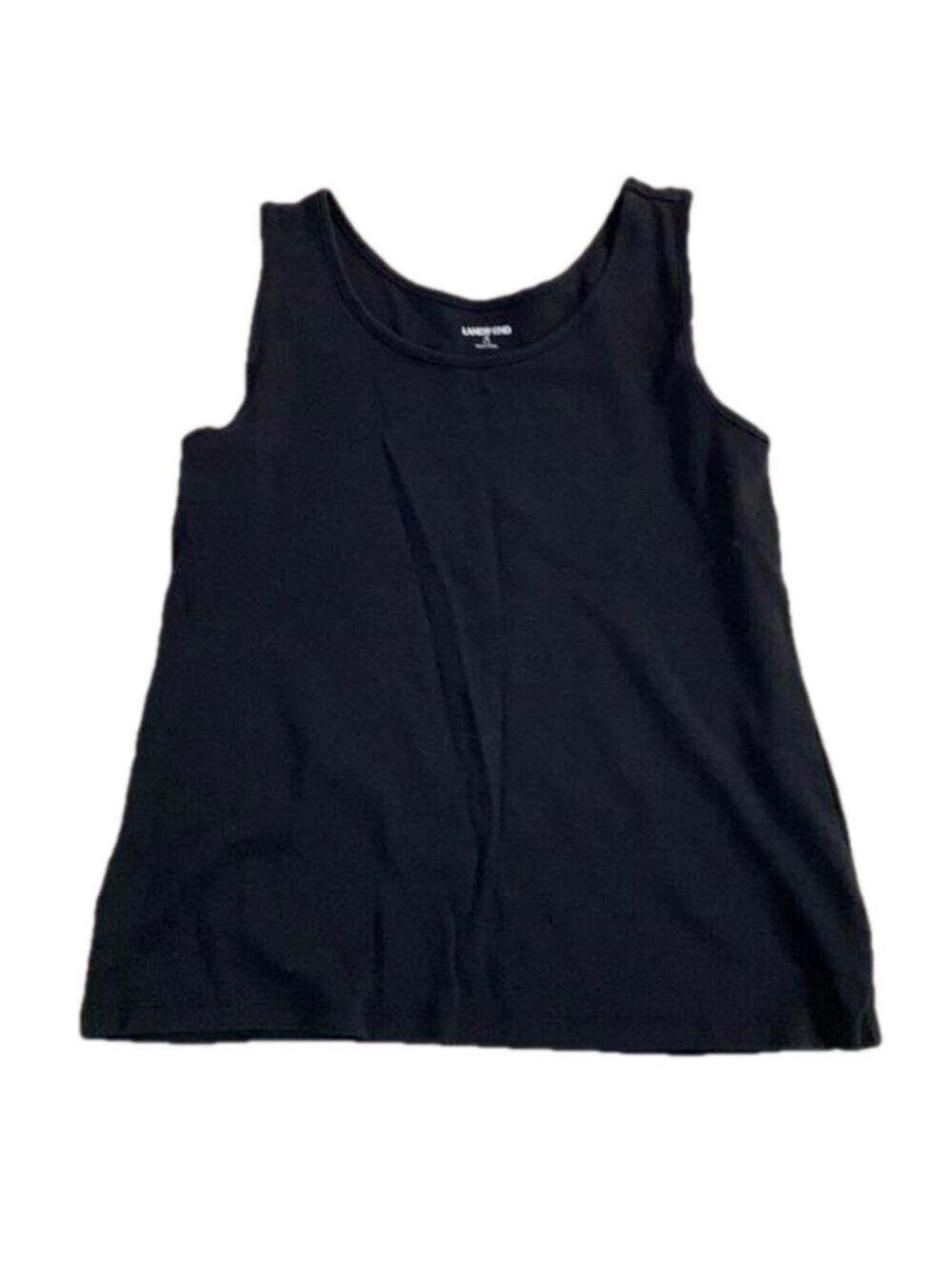 Lands End woman’s black medium tank top